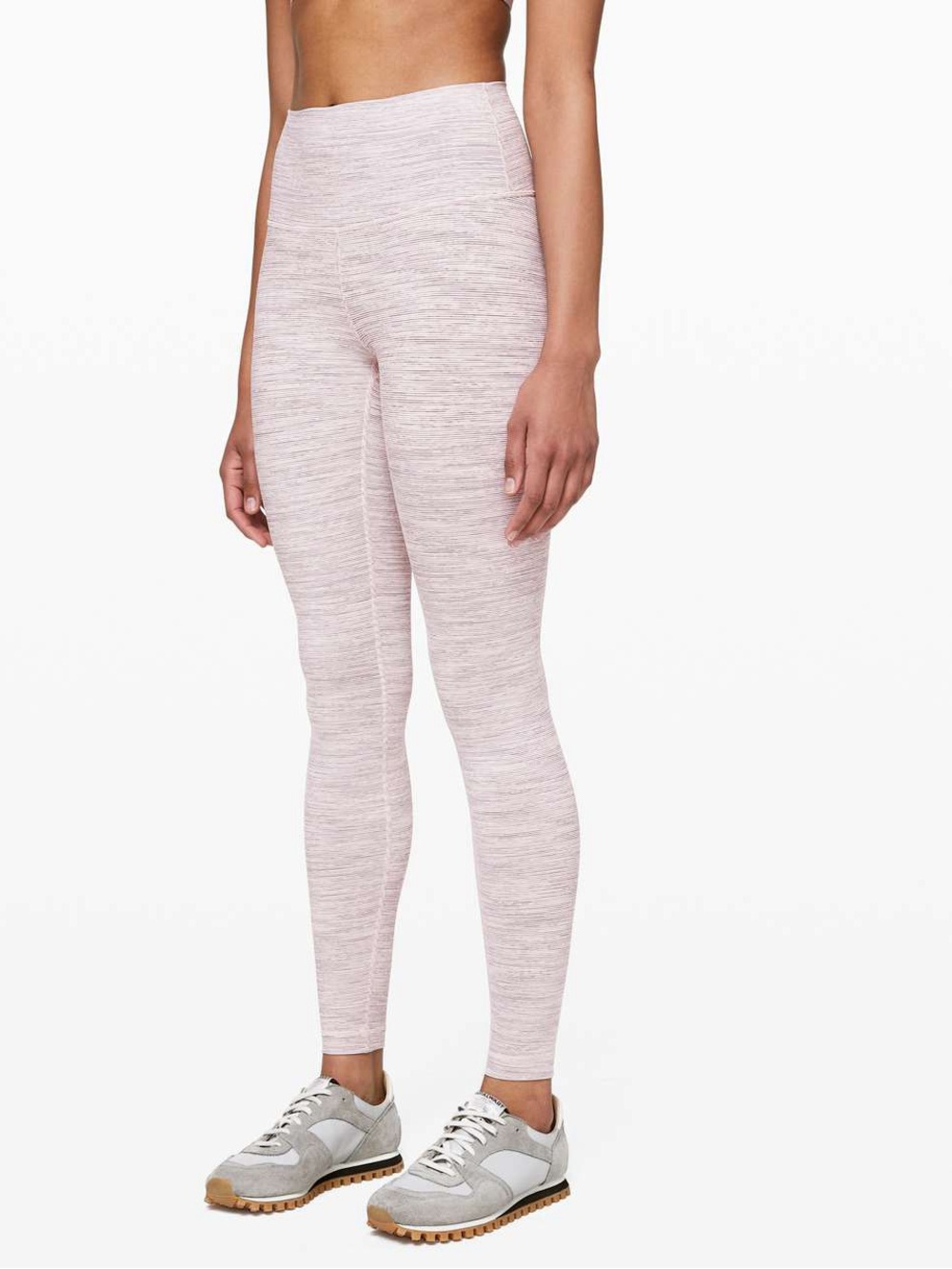 Lululemon Wunder Under leggings size 10 pink mauve - see stock images